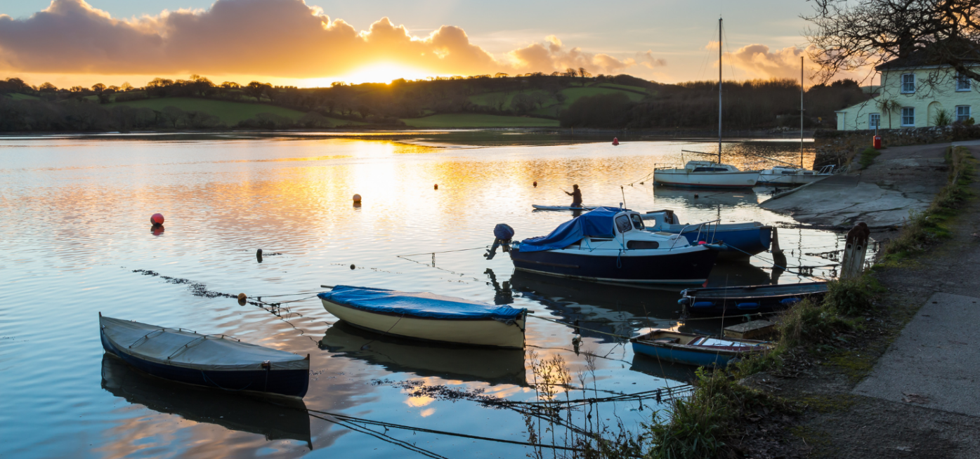 Truro riverside sunset